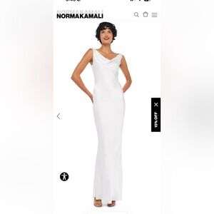 Norma Kamali Maria gown